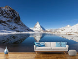Fototapete Der Riffelsee am Matterhorn