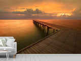 Fototapete Der Steg am Meer