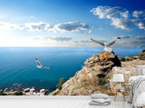 Fototapete Die Möwen und das Meer