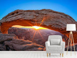 Fototapete Sonnenuntergang am Mesa Arch