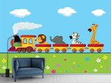 Fototapete Tierische Eisenbahn
