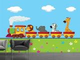 Fototapete Tierische Eisenbahn