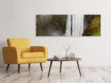 Leinwandbild Panorama Skogafoss