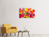 Leinwandbild 3-teilig Bunte Bonbons