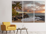 Leinwandbild 3-teilig Mein Strand