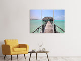 Leinwandbild 3-teilig Strand Paradies