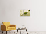 Leinwandbild 3-teilig Strand-Blatt