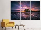 Leinwandbild 3-teilig Faszinierende Landschaft am Meer