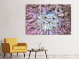 Leinwandbild 3-teilig Pusteblume im Lichterspiel