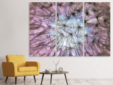 Leinwandbild 3-teilig Pusteblume im Lichterspiel