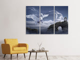 Leinwandbild 3-teilig Pegasus