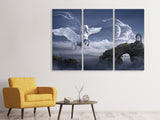 Leinwandbild 3-teilig Pegasus