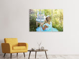 Leinwandbild 3-teilig Spielende Prinzessin