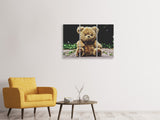 Leinwandbild 3-teilig Love Teddy