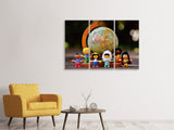 Leinwandbild 3-teilig Kinderwelt