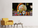 Leinwandbild 3-teilig Kinderwelt