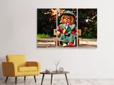 Leinwandbild 3-teilig Der Clown