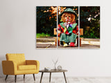 Leinwandbild 3-teilig Der Clown