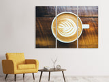 Leinwandbild 3-teilig Kaffee-Pause