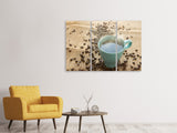 Leinwandbild 3-teilig Heisser Kaffee