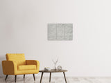 Leinwandbild 3-teilig Wand Textur