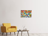 Leinwandbild 3-teilig Mosaik Steine