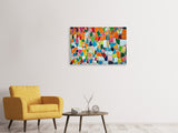 Leinwandbild 3-teilig Mosaik Steine