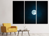Leinwandbild 3-teilig Imposanter Vollmond