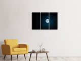 Leinwandbild 3-teilig Imposanter Vollmond
