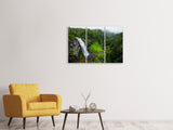 Leinwandbild 3-teilig Ausblick Wasserfall