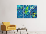 Leinwandbild 3-teilig Wand Malerei