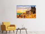 Leinwandbild 3-teilig Die kleine Kirche
