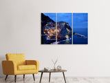 Leinwandbild 3-teilig Cinque Terre