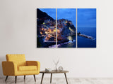 Leinwandbild 3-teilig Cinque Terre