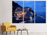 Leinwandbild 3-teilig Cinque Terre