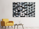 Leinwandbild 3-teilig 3D Design