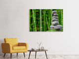 Leinwandbild 3-teilig XL Feng Shui