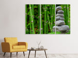 Leinwandbild 3-teilig XL Feng Shui