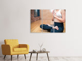 Leinwandbild 3-teilig Entspanntes Yoga