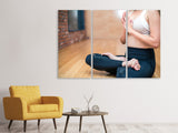 Leinwandbild 3-teilig Entspanntes Yoga