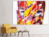 Leinwandbild 3-teilig Make up Kunst