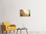 Leinwandbild 3-teilig XL Buddha
