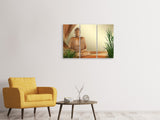Leinwandbild 3-teilig XL Buddha