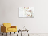 Leinwandbild 3-teilig Fantastische Orchideen