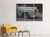 Leinwandbild 3-teilig Oldtimer Lack ab