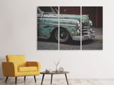 Leinwandbild 3-teilig Oldtimer Lack ab