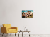 Leinwandbild 3-teilig Oldtimer mit Rost