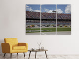 Leinwandbild 3-teilig In Nascar