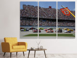 Leinwandbild 3-teilig Autorennen in Nascar