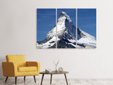 Leinwandbild 3-teilig Matterhorn Schweiz